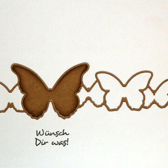 Memory Box Blissful butterfly border die 5.5 x 1.3 inches - Picture 5 of 9